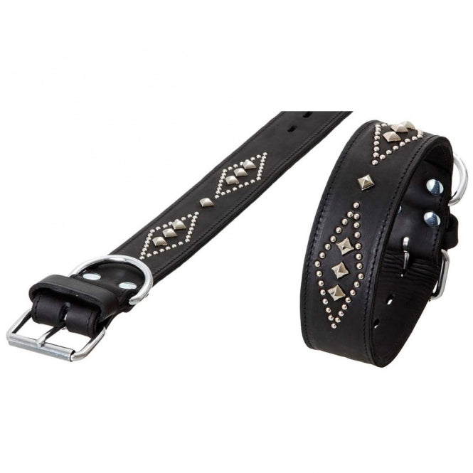 Karlie RONDO Halsband doubliert mit Ziernieten - 70cm/50mm