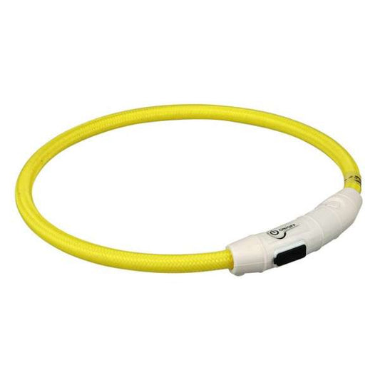 Trixie Flash Leuchtring USB Gelb - XS-S