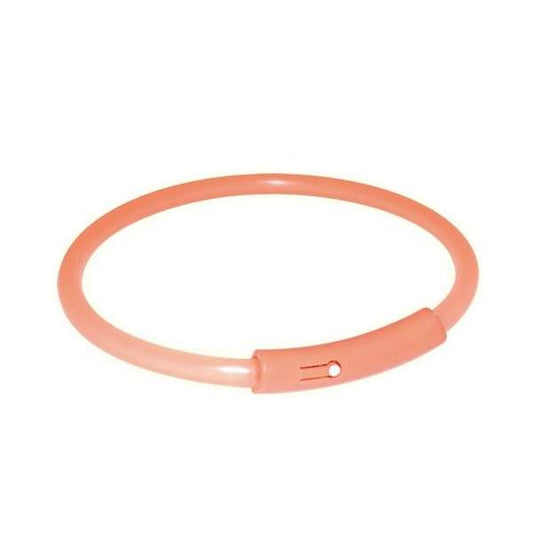 Trixie Light Band mit Blinklicht - Orange - XL / 58 cm