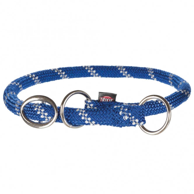 Trixie Sporty Rope Zug-Stopp-Halsband - blau - M