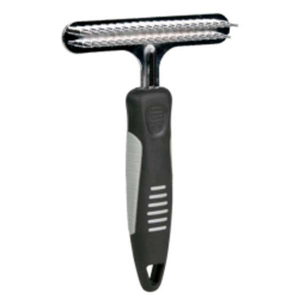 Trixie Metallstriegel 2-reihig, fein