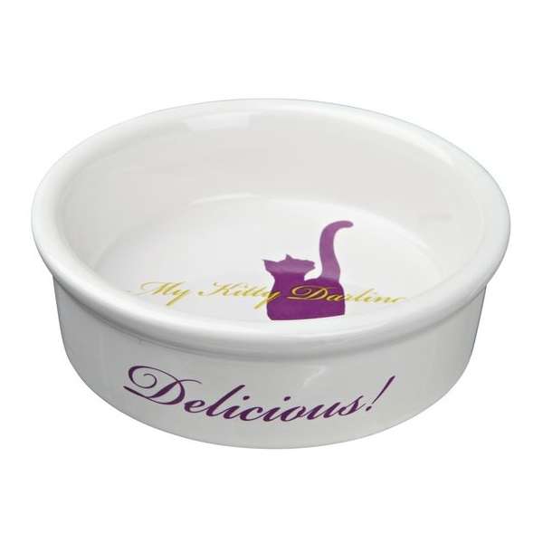 Trixie My Kitty Darling Keramiknapf - 0,2L - Weiß