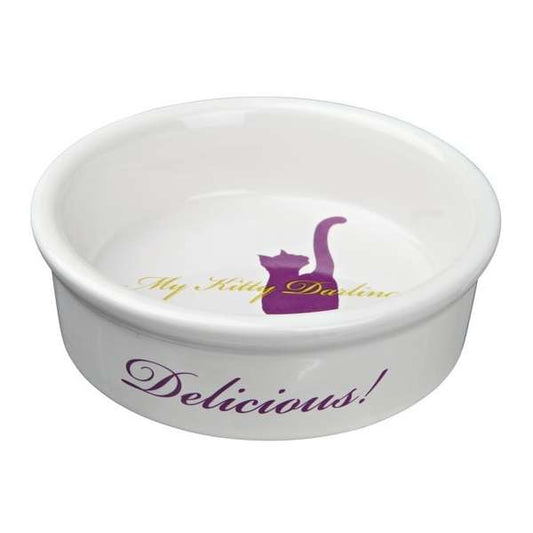 Trixie My Kitty Darling Keramiknapf - 0,2L - Weiß