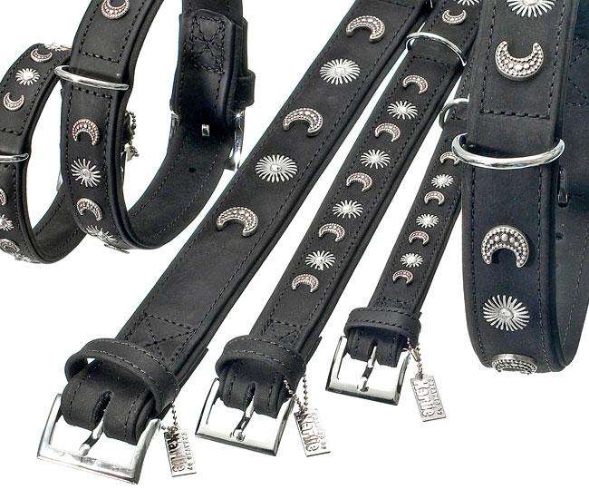Karlie BUFFALO DECO Halsband MOND - Schwarz - 30 mm, 55 cm