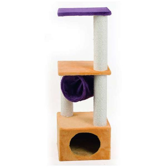 Karlie Kratzbaum Viola Color - Lila/Gelb