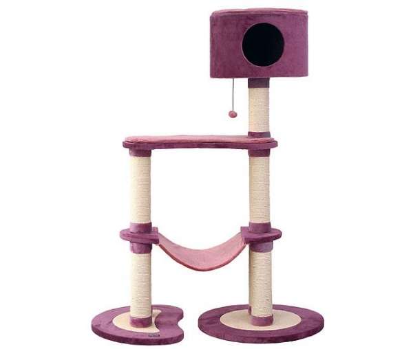 Karlie TREND LINE Kratzbaum FRESH 3 - Aubergine