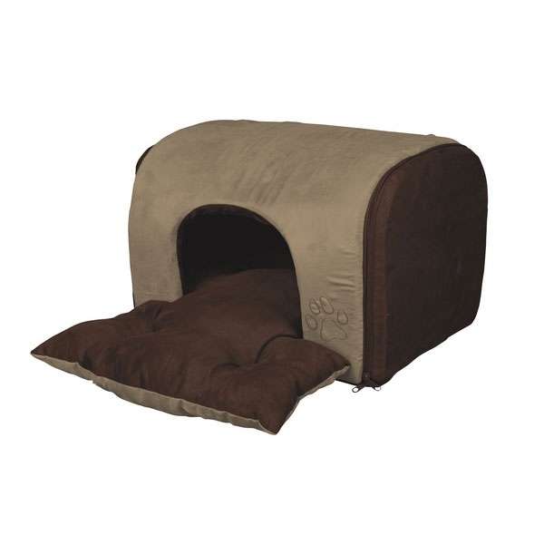 Trixie Kuschelhöhle Hollis - 43 x 32 x 36cm - Sand/Dunkelbraun