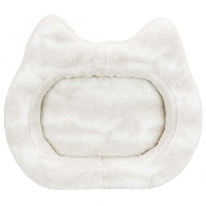 Trixie Katzenbett Nelli - weiß-taupe - 58 × 53 cm