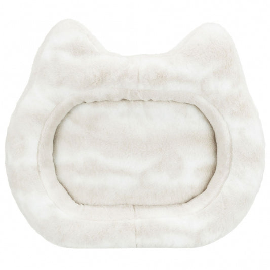 Trixie Katzenbett Nelli - weiß-taupe - 70 × 60 cm