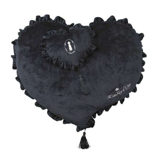 Trixie Hundekönig Herzkissen mit Kuschelkissen