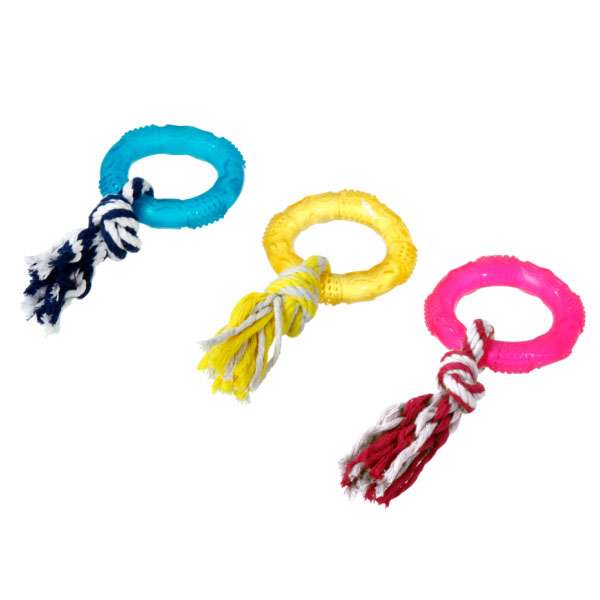 Karlie Flamingo good4fun TPR Ring mit Seil