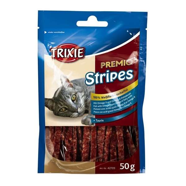 Trixie Premio Stripes Weißfisch 50g