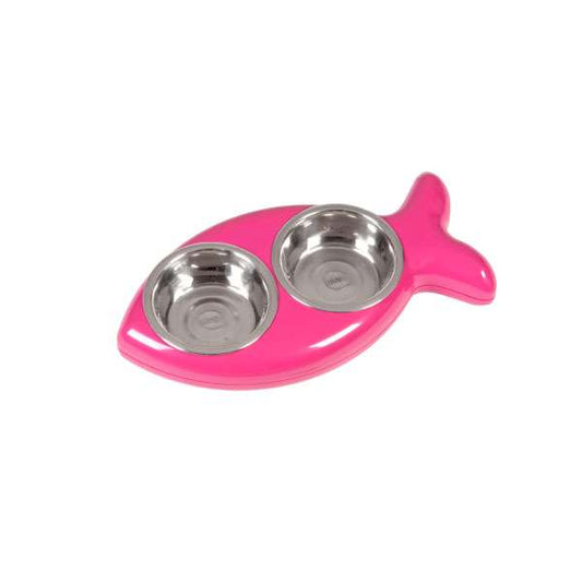 Karlie Flamingo The Fish Bowl Doppelnapf - 2 x 250 ml - Pink