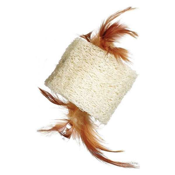 Karlie Flamingo Nature Cat Toy Luffa-Röhre mit Ball