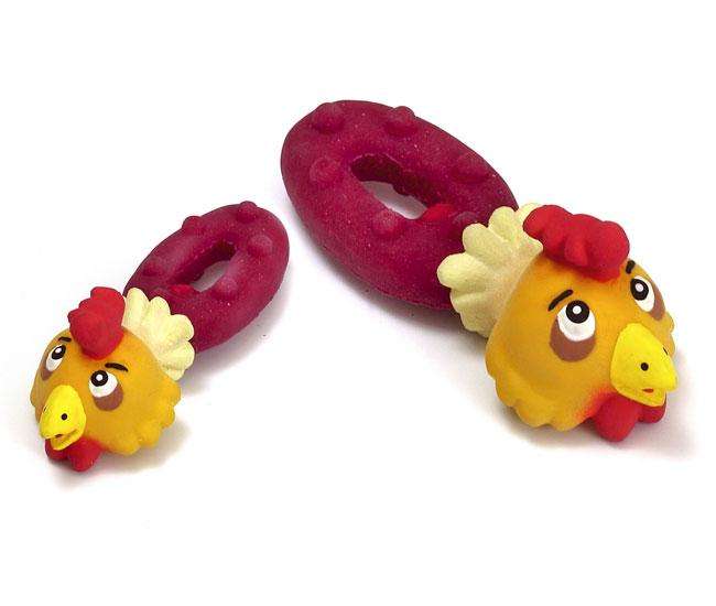 Karlie Latex-Huhn mit Beißring - 18 cm