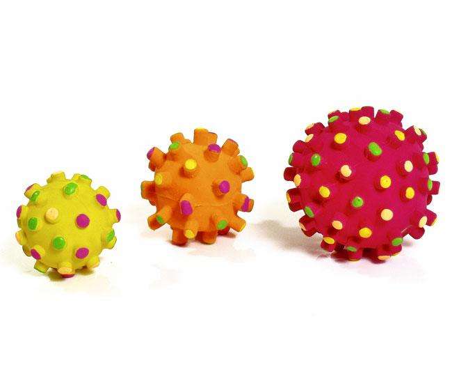 Karlie Latex-Igelspielball mit Squeeker - 6 cm