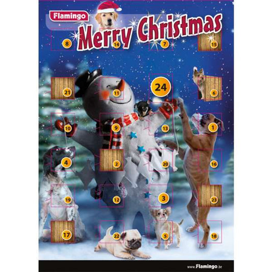 Karlie Flamingo Adventskalender mit Hundeschokolade