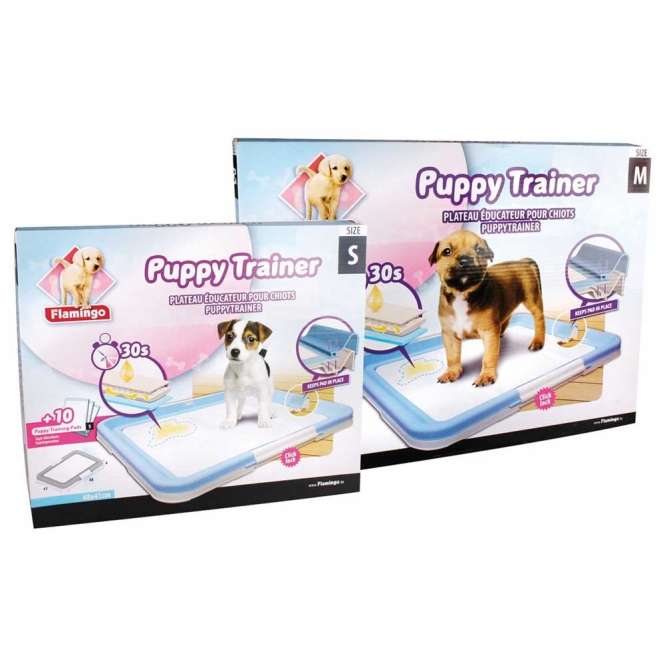 Karlie Flamingo Welpentoilette mit Trainingsmatten - S