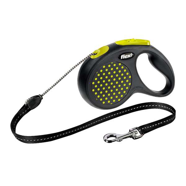 FLEXI Design Seil-Roll-Leine - 5 m, 20 kg - gelb