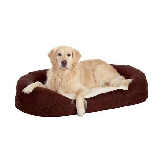 Karlie Ortho Bed - Oval, Braun - 118 x 72 cm