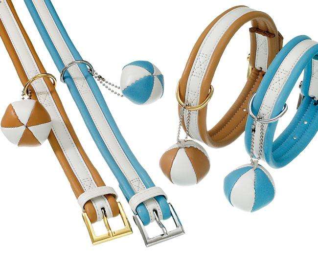Karlie COTTAGE LINE Halsband - Blau-Weiß - 50 cm