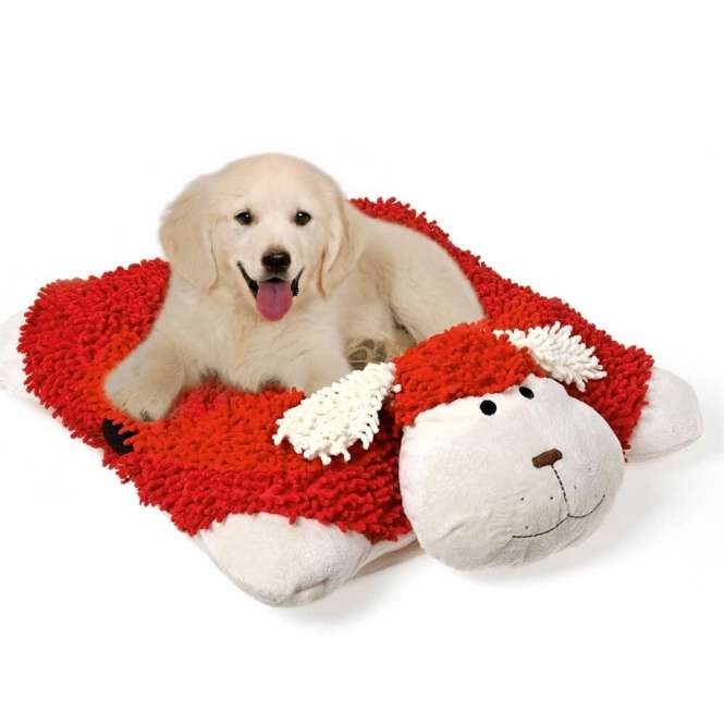 Karlie Flamingo Liegekissen DOGMAXX Sleep&Play - 40 x 40 cm - Rot/Weiß