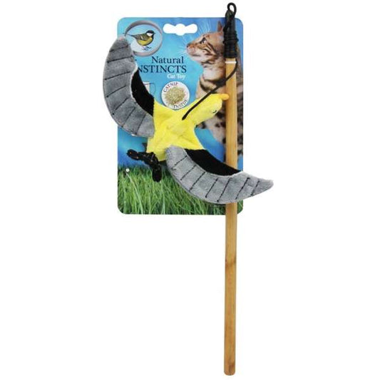 All for Paws Natural Instincts Katzenangel fliegender Vogel