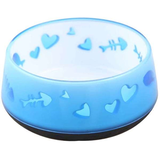 All for Paws Katzennapf Cat Love Bowl - Blau