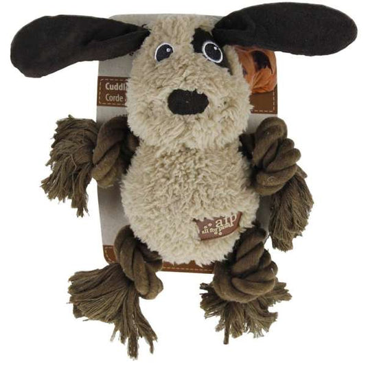 All for Paws Cuddle Rope mit Seil und Lammfell