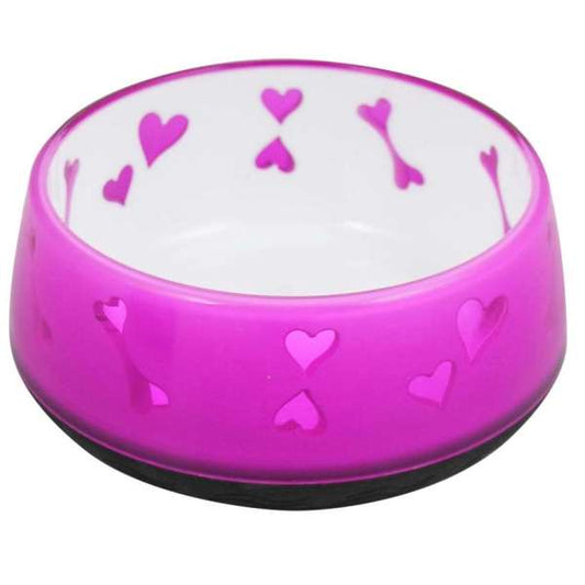 All for Paws Hundenapf Dog Love Bowl - Pink - 600 ml