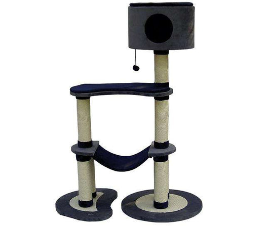 Karlie TREND LINE Kratzbaum FRESH 3 - Grau-Blau