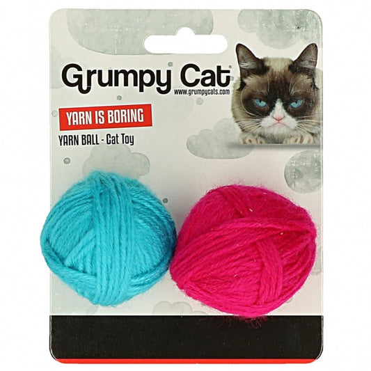 Grumpy Cat Katzenspielzeug Yarn Ball Wollknäuel