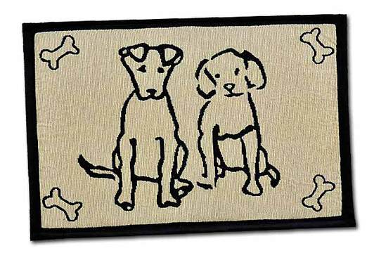 Napfmatte Hundefreunde - 48 x 31 cm