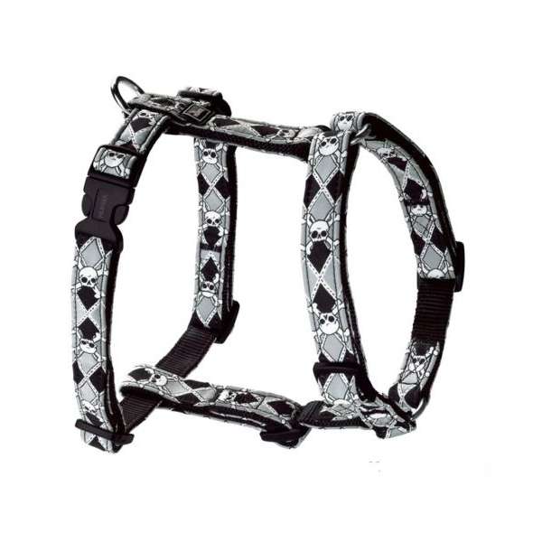 Hunter Geschirr Krazy Scull Vario Rapid - M - Hals: 36 - 60 cm Bauch: 48 - 70 cm Breite: 2 cm