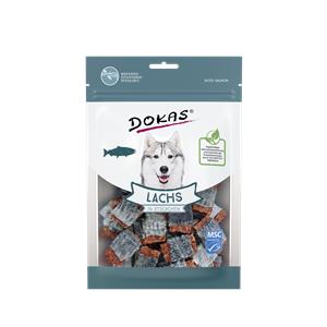 Dokas Dog Snack Lachs in Stückchen 80g