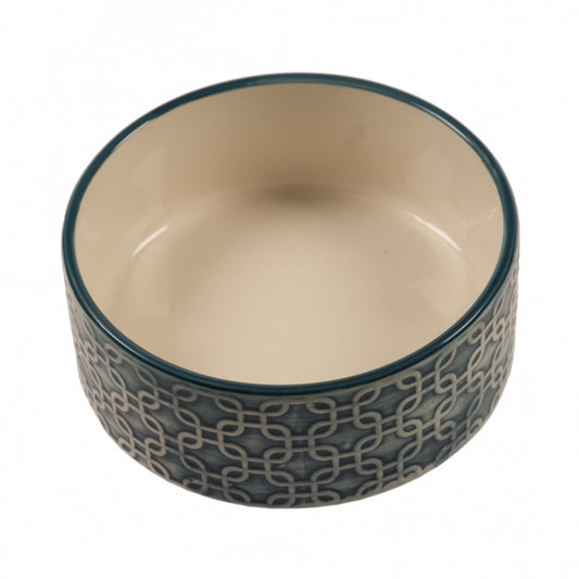 Futternapf Stone Deco Azul, blau - 16 cm