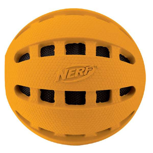 NERF DOG Crunchable Squeak Checker Ball - Small