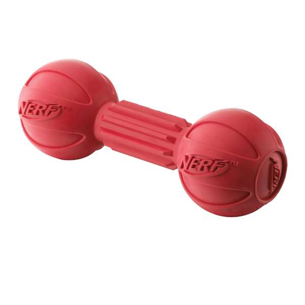 NERF DOG Retriever Barbell Chew - Rot