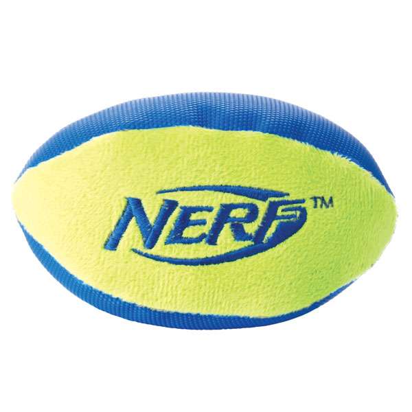 NERF DOG Ultraplush Trackshot Football - Medium