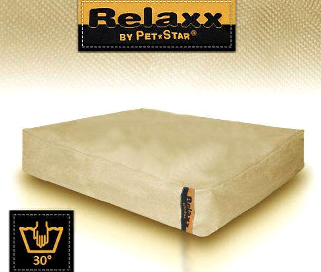 Pet-Star RELAXX Kissen - Eckig, 85 x 125 cm - Beige