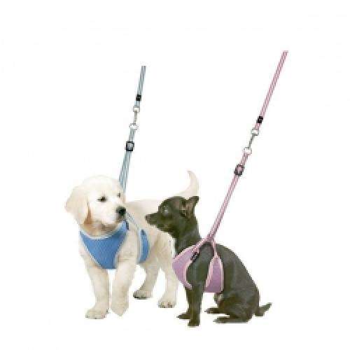 Karlie Flamingo Puppy Geschirr mit Leine - Rosa - 10 mm / 12-22 cm