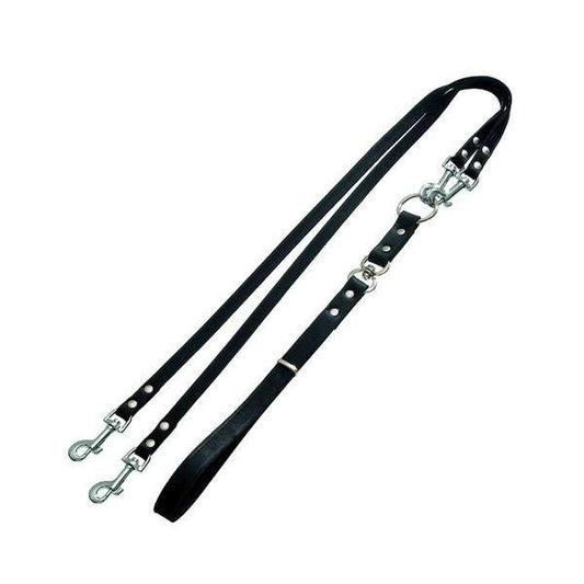 Karlie RONDO Mehrzweck-Koppel - Schwarz - 12 mm, 75 cm