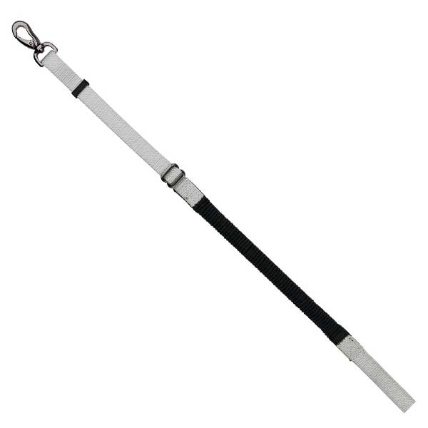 Trixie Experience Leine mit Ruckdämpfer - M-L / 20 mm - Silber