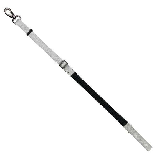 Trixie Experience Leine mit Ruckdämpfer - M-L / 20 mm - Silber