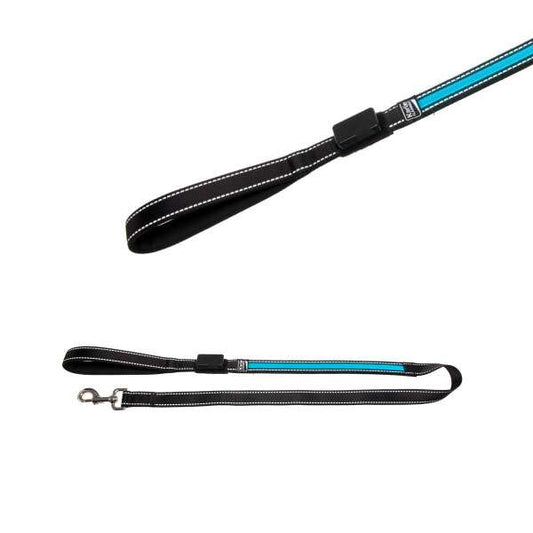 Karlie Flamingo oLED Leine mit USB Ladegerät - Blau