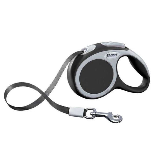 Flexi VARIO Gurt-Roll-Leine - Größe XS, 3m/bis 12kg - Anthrazit