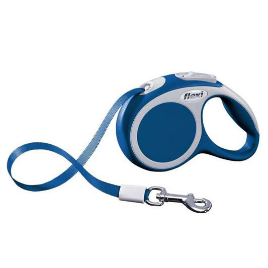 Flexi VARIO Gurt-Roll-Leine - Größe XS, 3m/bis 12kg - Blau