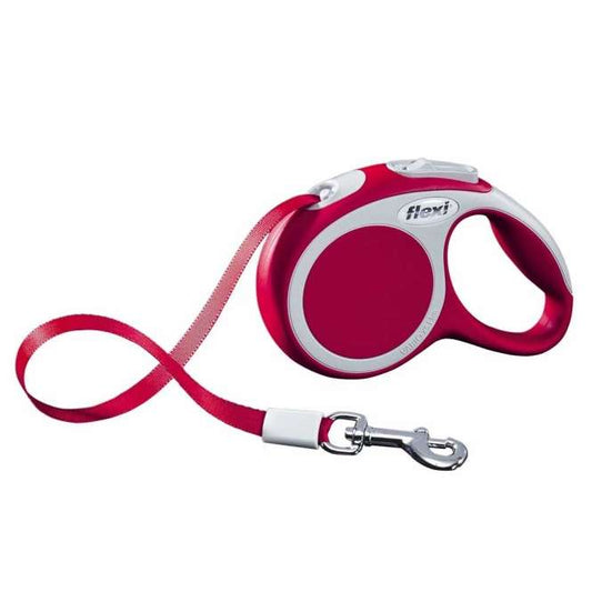 Flexi VARIO Gurt-Roll-Leine - Größe XS, 3m/bis 12kg - Rot