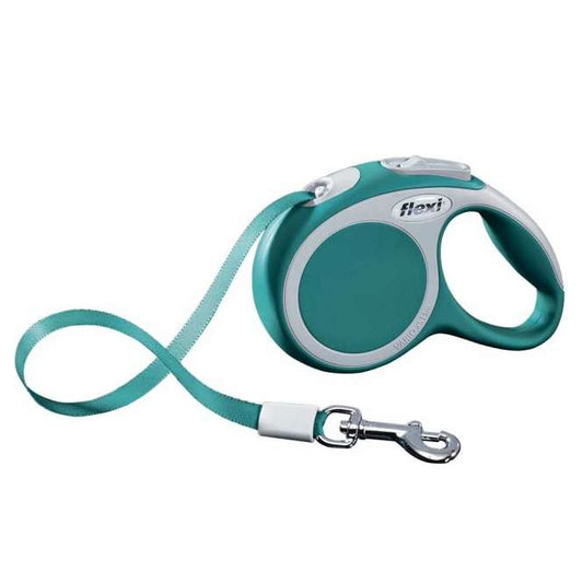 Flexi VARIO Gurt-Roll-Leine - Größe XS, 3m/bis 12kg - Türkis