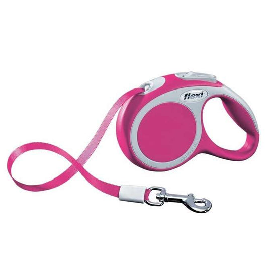 Flexi VARIO Gurt-Roll-Leine - Größe XS, 3m/bis 12kg - Pink
